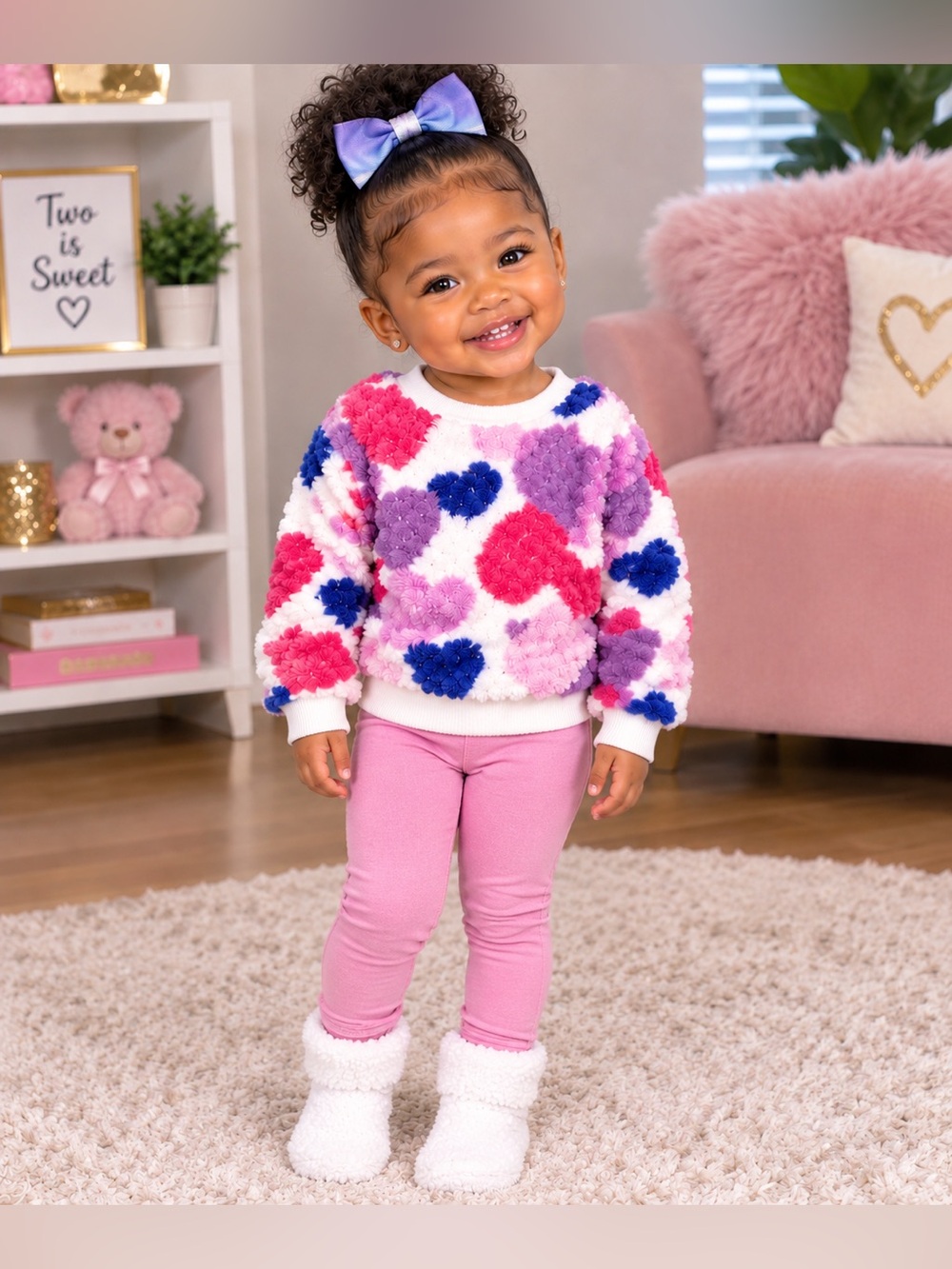 Nannette Hearts Sweater 24 Months